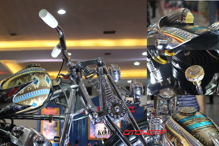  Falcon, Harley-Davidson Knucklehead garapan Queenlekha