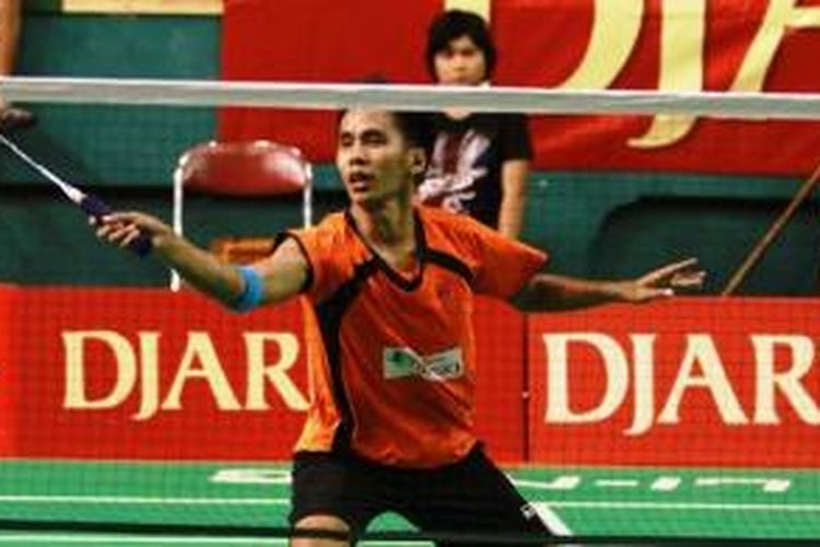 Alamsyah Yusnus keluar sebagai juara di Djarum Sirnas Surabaya 2013.