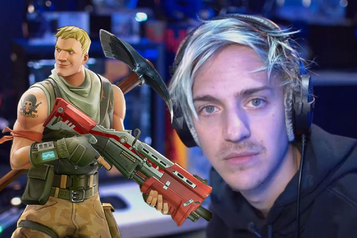 Ilustrasi Fortnite dan Richard Tyler Ninja Blevins.