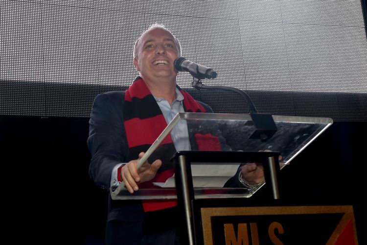 Darren Eales, eks presiden klub Major League Soccer (MLS), Atlanta United, yang bakal menjabat sebagai CEO baru kubu Liga Inggris, Newcastle United.