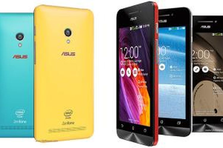 Smartphone Android berbasis prosesor Intel, Asus Zenfone 4S.