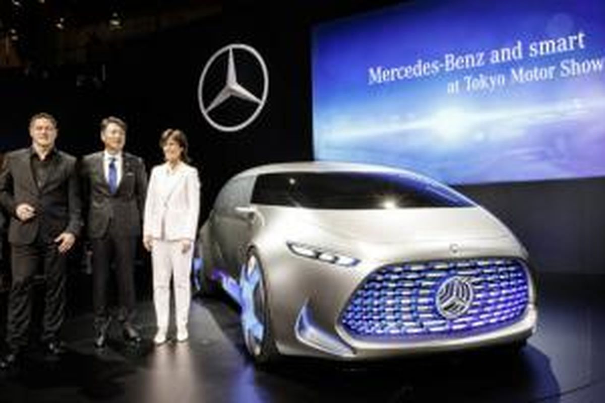 Perkenalan Mercedes-Benz Vision Tokyo di Tokyo Motor Show 2015.