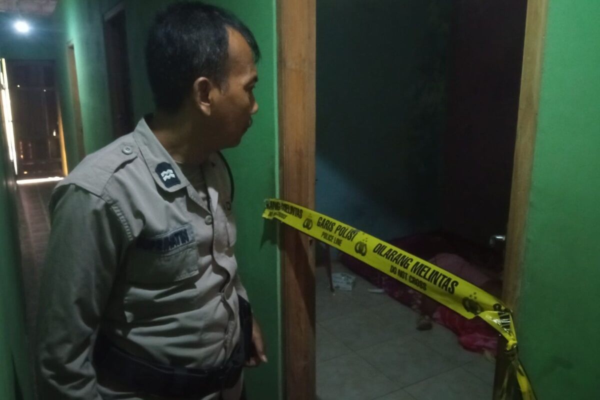 Lokasi perempuan 54 tahun yang ditemukan tewas dengan mulut tersumpal tisu di Parangtritis, Bantul. Kamis (23/5/2024)