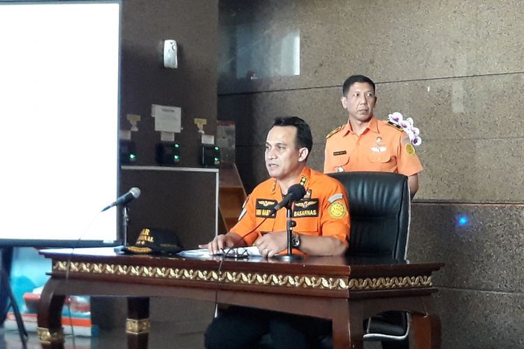Direktur Badan SAR Nasional Didi Hamzar di Kantor Basarnas, Kemayoran, Jakarta Pusat, Selasa (30/10/2018).