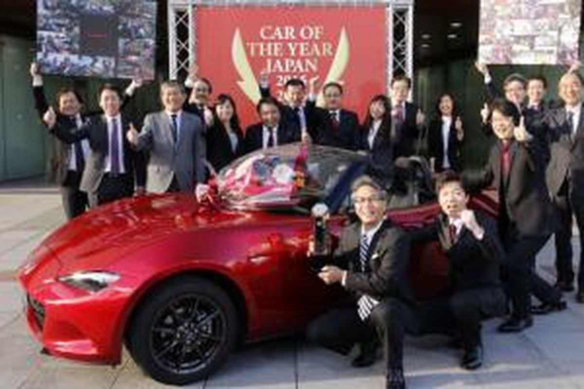 Mazda MX-5 dinobatkan sebagai mobil terbaik di Jepang periode 2015-2016.