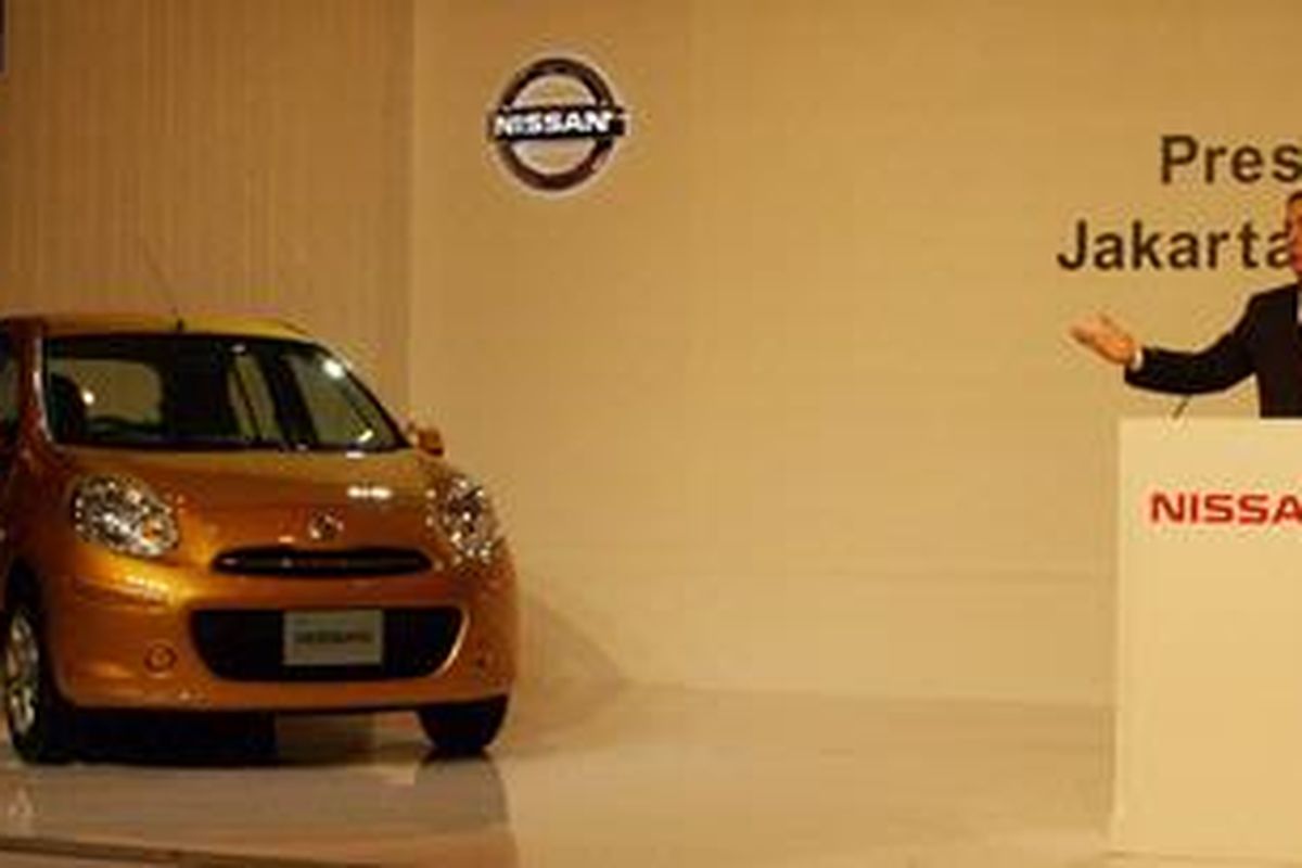 Carlos Ghosn menyampaikan rencana Nissan di Indonesia