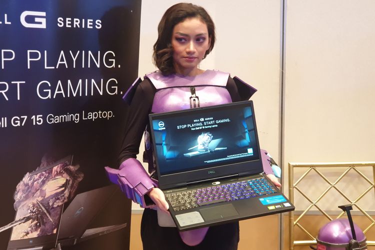 Laptop gaming Dell G7 Series meluncur di Indonesia, Kamis (18/7/2019).