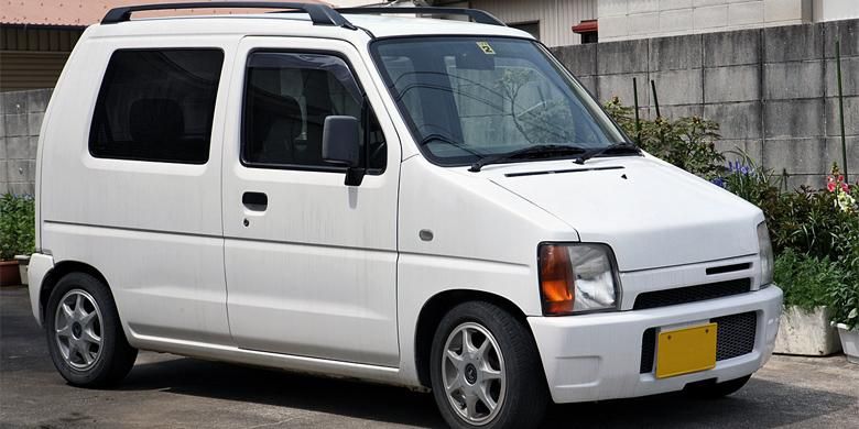 Generasi pertama Suzuki Karimun Wagon R yang dijual di Jepang atau Karimun Kotak di Indonesia 