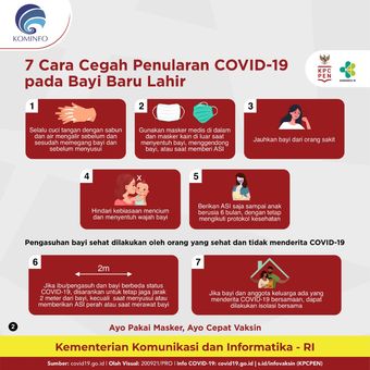 Cara sederhana mencegah penularan virus corona pada bayi baru lahir