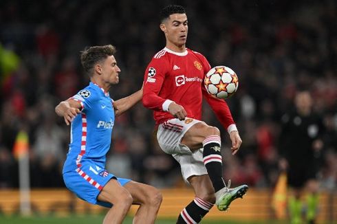 HT Man United Vs Atletico Madrid: Ronaldo Terkunci, Setan Merah Tertinggal 0-1