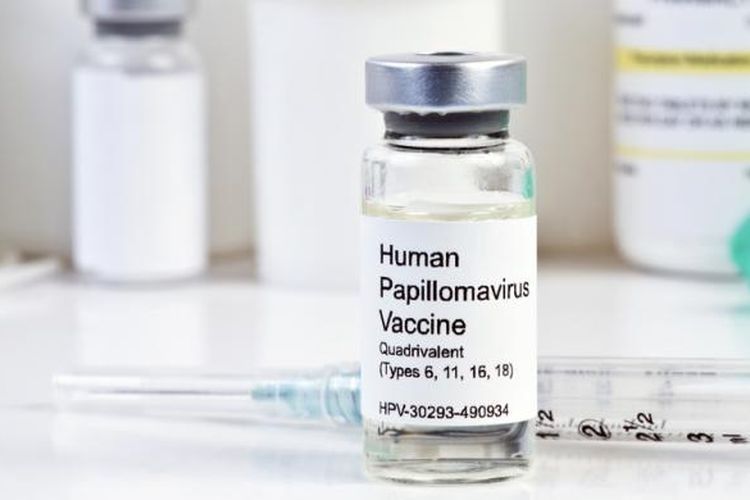 Ilustrasi vaksin HPV, mencegah risiko kanker serviks. Salah satu jenis vaksin yang dimasukkan dalam imunisasi wajib tambahan untuk anak. Vaksin kanker serviks