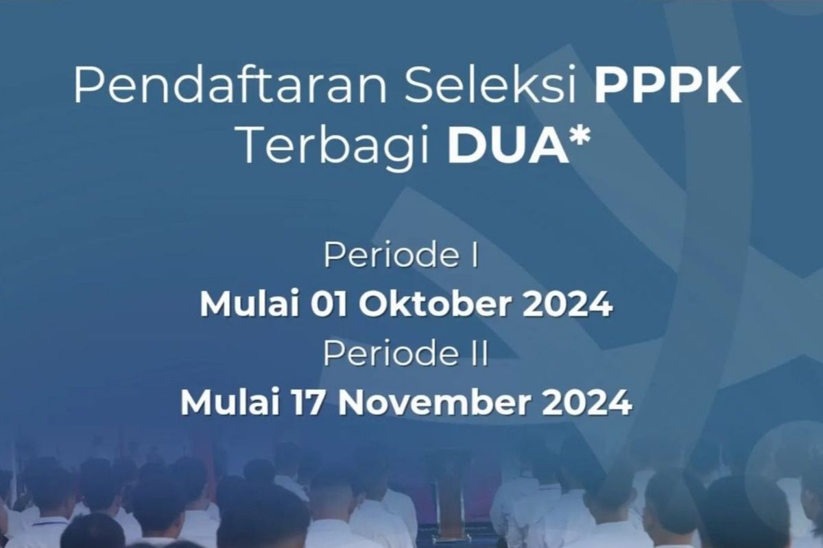 Terbagi 2 Periode, Ketahui Perbedaan Jadwal PPPK 2024 Sebelum Daftar di