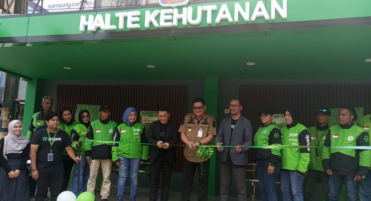Dua Halte GoJek Diresmikan, Balikpapan Menuju People-Centered City