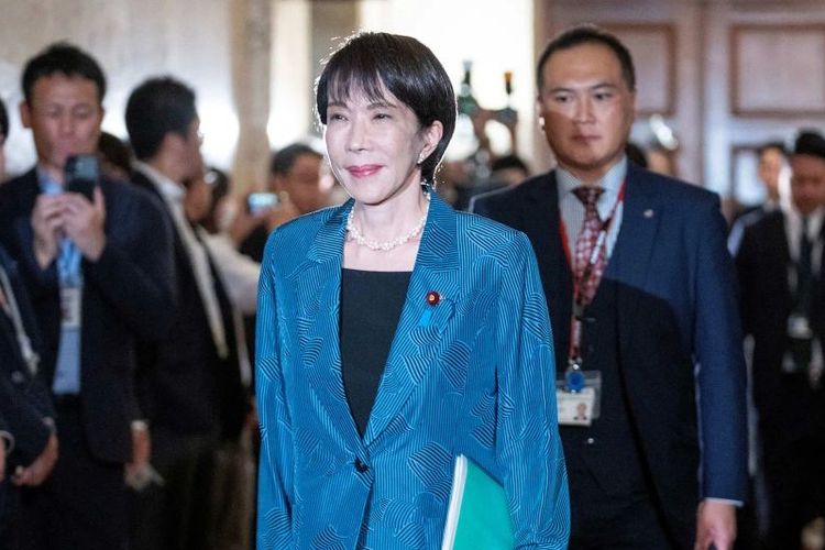 Perdana Menteri Jepang yang baru terpilih, Sanae Takaichi, di Tokyo pada Senin (20/10/2025). Sanae Takaichi resmi jadi perdana menteri Jepang, Nikkei sempat tembus rekor sebelum melemah.