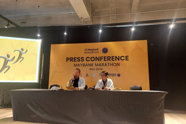 Konferensi pers Maybank Marathon