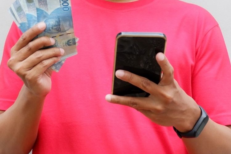 Ilustrasi pinjaman online atau pinjol. 