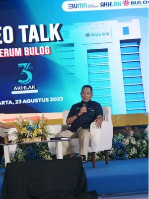 Direktur Utama Perum Bulog Budi Waseso. 