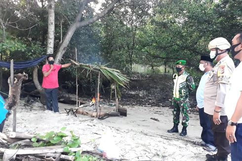 Pulang dari Makassar, Pria Ini Isolasi Diri di Hutan Bakau