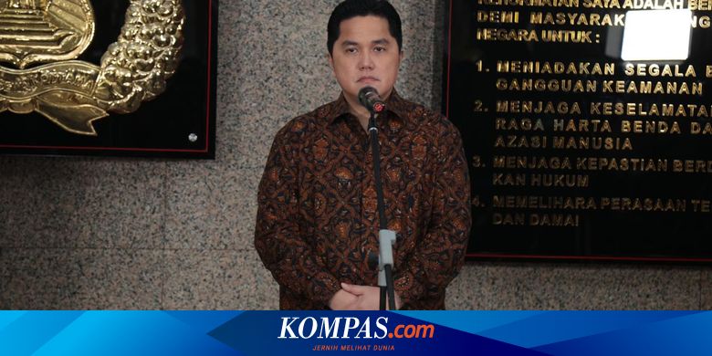 Listrik Padam di Sejumlah Wilayah Jabodetabek, Erick Thohir: PLN Minta Maaf