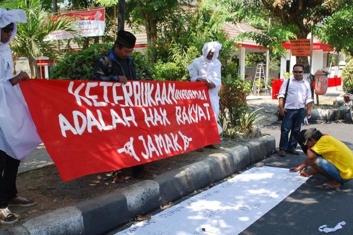 Aksi Hari Hak untuk Tahu. 