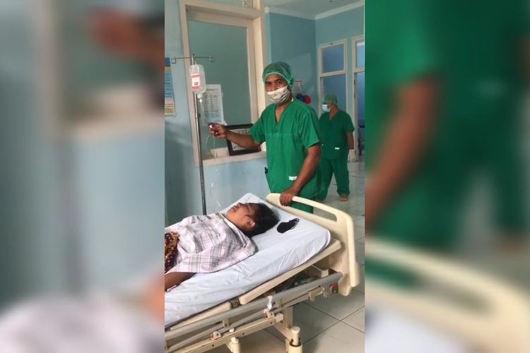 Sebuah video seorang pasien menyanyi lantang usai menjalani operasi di Rumah Sakit Umum Daerah (RSUD) Palagimata Kota Baubau , Sulawesi Tenggara, viral di media sosial, Senin (20/6/2022).