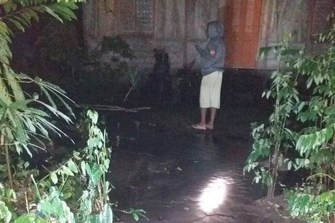 Puluhan Rumah di Lereng Gunung Lewotobi Terendam Banjir Lahar Dingin