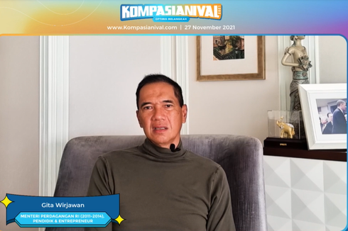 Di Kompasianival 2021 Gita Wirjawan Berikan Catatan agar Ekonomi dan UMKM Membaik