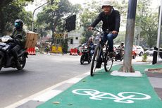 Agar Tak Didenda Rp 500.000, Kenali Marka Jalur Sepeda di Jalan Raya