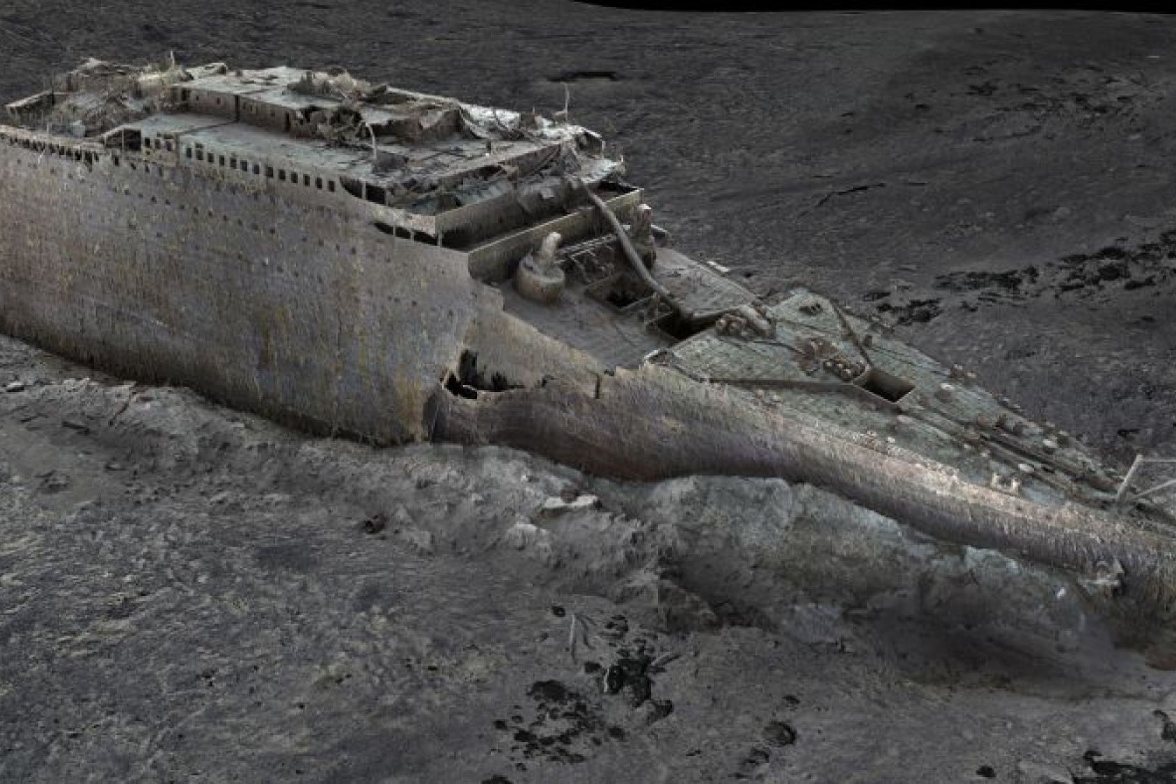 Pertama Kali sejak Ditemukan, Bangkai Kapal Titanic Bisa Dilihat Utuh dan Jelas