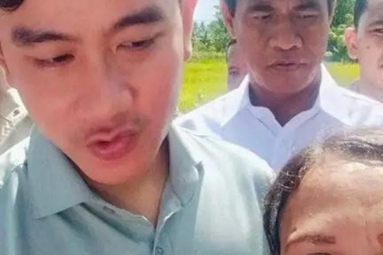 Gibran Menghindar Saat Akan Dicium Seorang Ibu di Kupang, Paspampres Juga Langsung Mencegah