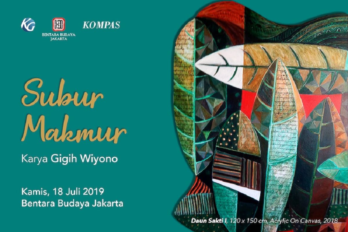 Pameran Tunggal Seni Rupa Subur Makmur karya Gigih Wiyono