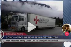 Foto Viral Truk Umbrella Corporation Dikaitkan Vaksin dan Zombie, Apa Sebenarnya?
