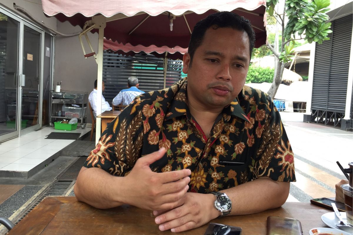 Wali Kota Tangerang sekaligus bakal calon petahana Pilkada Kota Tangerang, Arief R Wismansyah, saat ditemui di kawasan Alam Sutera, Jumat (29/9/2017) siang.