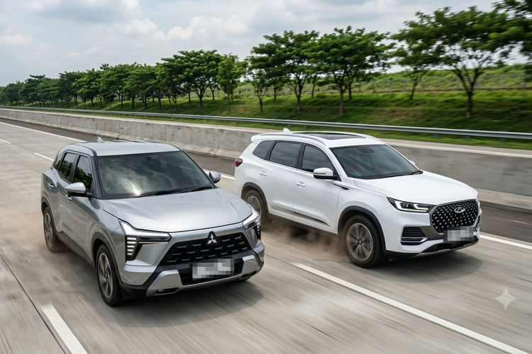 Komparasi SUV 7-Seater: Chery Tiggo 8 Vs Mitsubishi Destinator