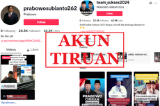 Akun TikTok Tiruan Mengatasnamakan Prabowo, Tawarkan Jutaan Rupiah