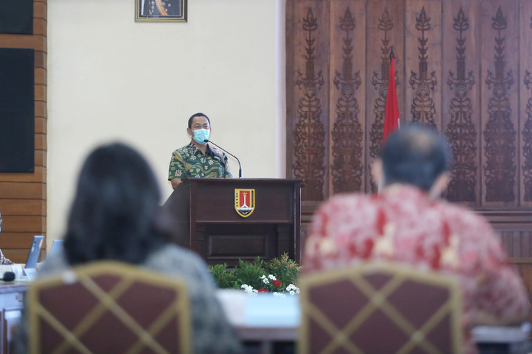 Wali Kota Semarang Hendrar Prihadi dalam sebuah acara.