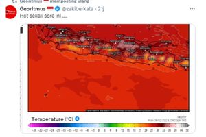 Beredar Citra Pulau Jawa Memerah pada Awal September 2024, Ini Kata BMKG