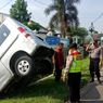 Mobil di Sumedang Nyeberang Jalan Sendiri lalu Masuk Parit, Ini Penjelasan Polisi