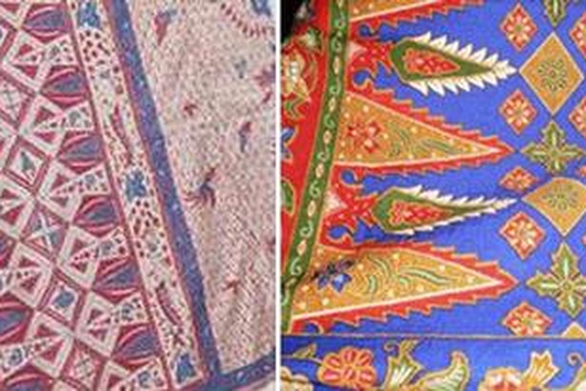Ragam corak batik betawi.