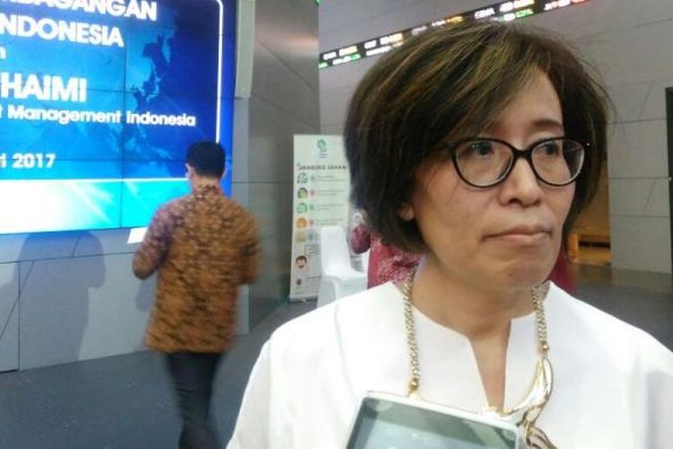 Presiden Direktur PT RHB Asset Management Indonesia Rima Suhaimi, Jakarta, Senin (23/1/2017)