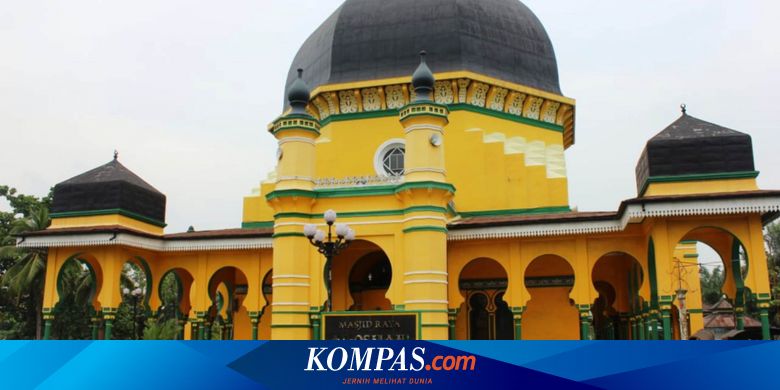 Al Osmani Masjid Tertua Di Medan Yang Arsiteknya Orang Jerman Halaman All Kompas Com