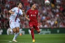 HT Liverpool Vs Crystal Palace: Kans Darwin Nunez Digagalkan Tiang Gawang, The Reds Tertinggal