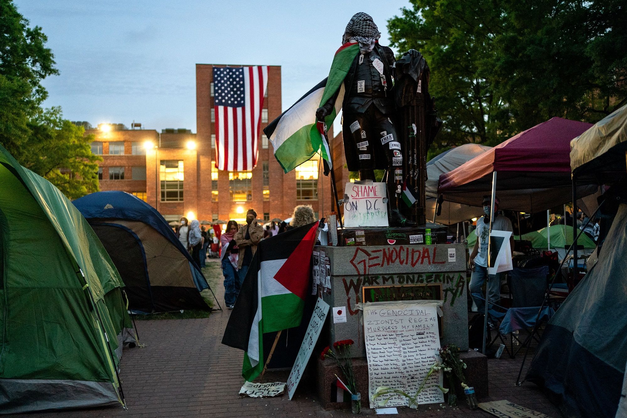 Demo Perang Gaza di Kampus AS, 