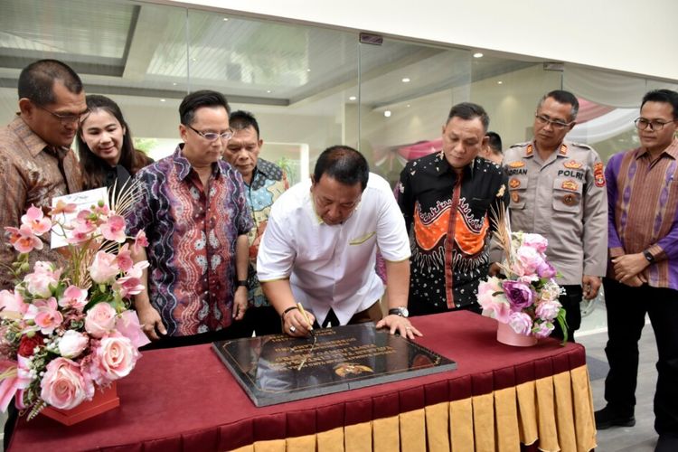 Peresmian Panti Jompo Tali Cinta Asih di Kota Metro, Minggu (23/7/2023).