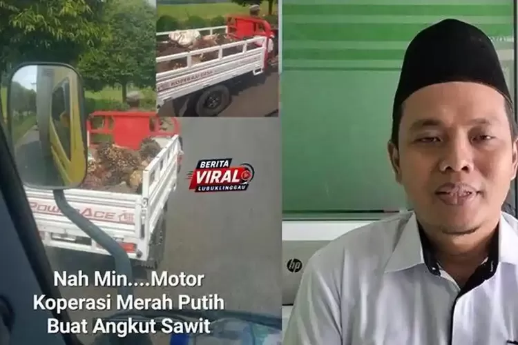 Viral Motor Kopdes Merah Putih Angkut Sawit, Kades Mataram: Bukan Milik Kami