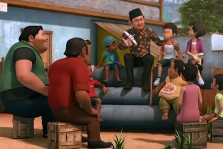 Mengenang Eyang Habibie Lewat Animasi Adit Sopo Jarwo Halaman All Kompas Com