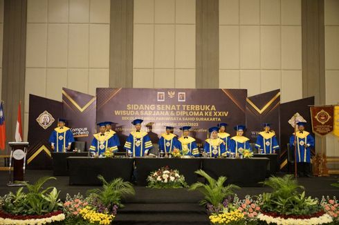 Gelar Wisuda, STP Sahid Surakarta Luluskan 192 Mahasiswa Diploma I hingga IV