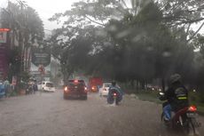 Hujan Deras, Sejumlah Pohon Tumbang dan Jalan Tergenang di Malang