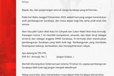 Risma Tulis Surat untuk Warga, Ajak Tak Golput di Pilkada Surabaya