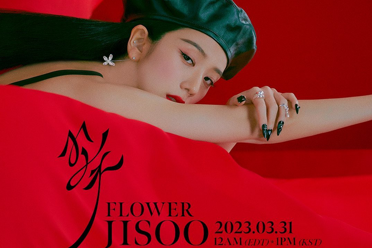 Jisoo BLACKPINK mengumumkan lagu debut solonya bertajuk Flower.
